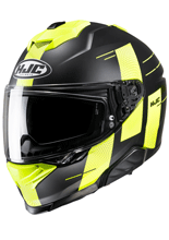 Full face helmet HJC i71 Peka black-yellow