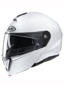 Flip Up helmet HJC i90 Metal pearl white