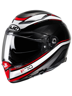 Full Face helmet HJC F70 Diwen white-red