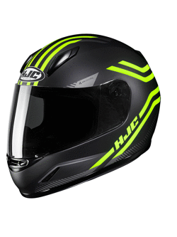 Full face helmet HJC CL-Y Strix black-yellow