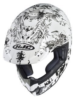 Off-road kid's helmet HJC CL-XY II Creeper white-black