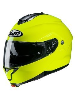 Flip up helmet HJC C91 fluo green