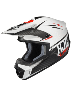 Off-road helmet HJC CS-MX II Tweek white-red
